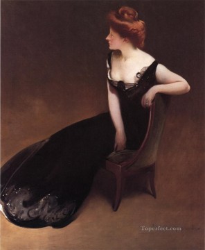  De Lienzo - Retrato de la Sra. V Sra. Herman Duryea John White Alexander